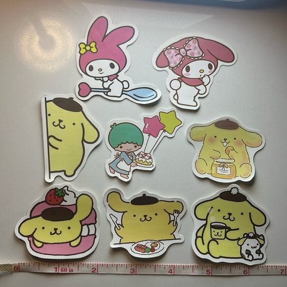 SANRIO 8 stickers Bundle - Picture 1 of 5